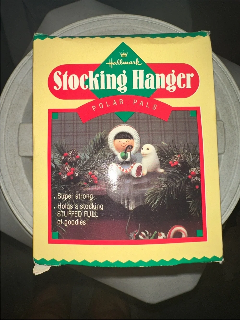 Vintage Hallmark Frosty Friends Stocking Hanger - 1985